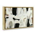 thumbnail image 3 of Stupell Industries Dynamic Earthy Shapes Abstract Painting Gold Floater Framed Canvas Art Print Wall Art, 31 x 21, 3 of 9