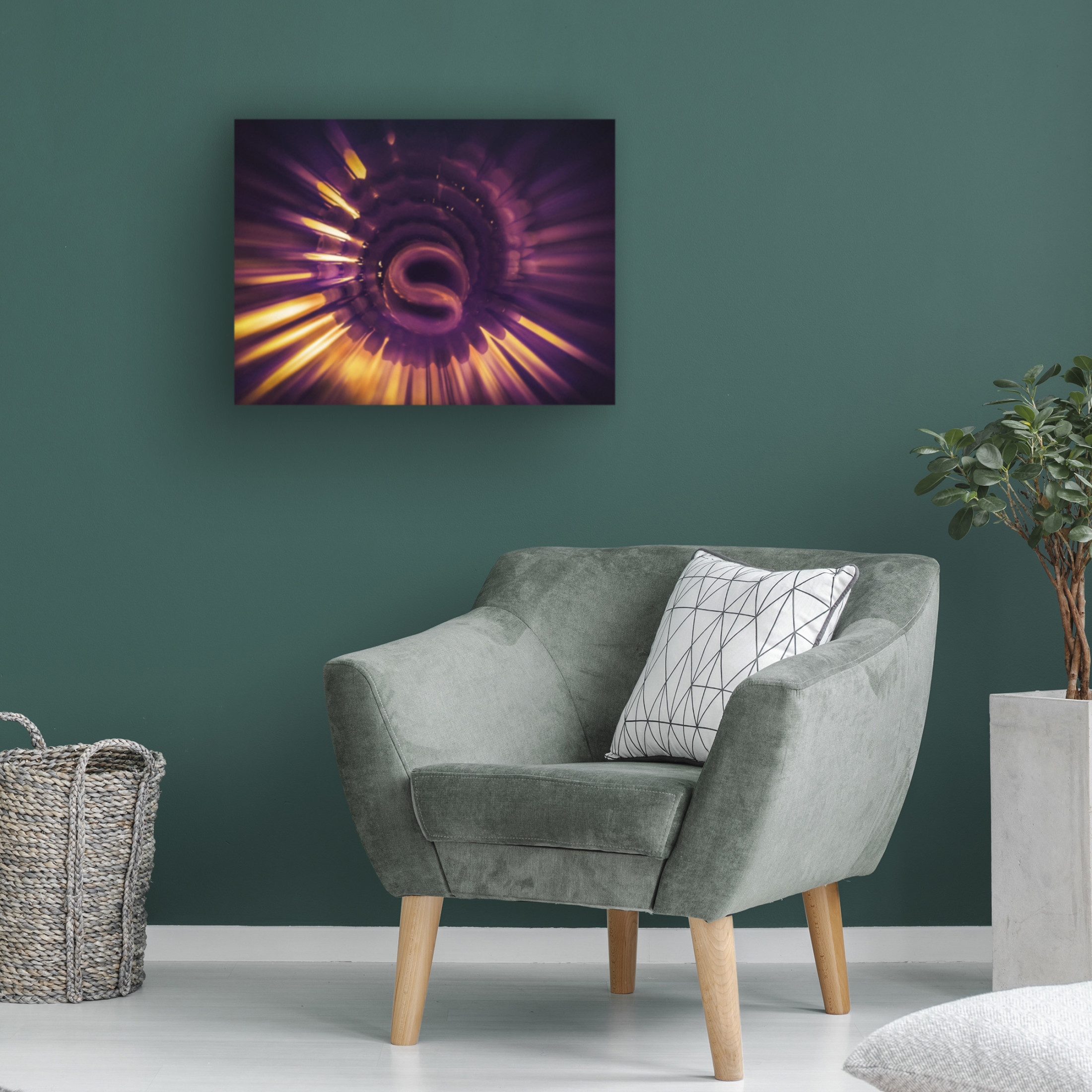 Canvas Wall Art - Ingo Menhard 'Pro Sun' Wall Art for Living Room, Bedroom, or Office D?cor by Trademark Fine Art - 47 x 35 Inches