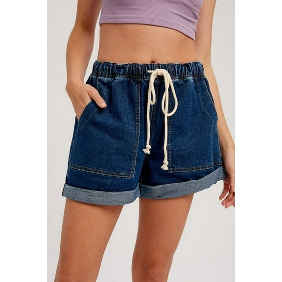 NEXT ADVENTURE PAPERBAG DENIM SHORTS
