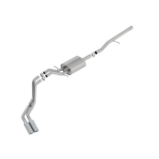 304 Stainless Steel CatBack Exhaust System with Dual Side Exit for