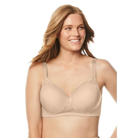 

Comfort Choice Women s Plus Size Stay-Cool Wireless T-Shirt Bra Bra
