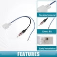 thumbnail image 3 of Arnés de cableado de radio estéreo CD Player Unique Bargains con adaptador de antena para Toyota 2010-2019, 3 of 6