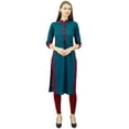 thumbnail image 1 of Phagun Kurta Personnalisé en Coton pour Femmes avec Col, Tunique Blouse Formelle Décontractée, 1 of 1