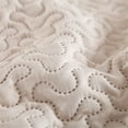 thumbnail image 4 of JML Quilt Set King Size 3 Piece,Microfiber Embossed Bedspread Beige,92"x104", 4 of 6