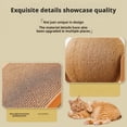 thumbnail image 3 of Cat Scratching Ball on Stand, Interactive 360° Rotating Sisal Cat Scratcher with Arch Bridge, Indoor Scratching Post Protects Furniture & Rugs, 3 of 7