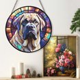 thumbnail image 6 of 89Bloom English Mastiff Window Hanging Stained Glass, English Mastiff Suncatchers for Windows Stained Glass, Stained Glass Dog suncatcher, Dog Stained Glass, 6 of 8