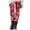 Red, variant on Zhanying Christmas Pattern Leggings Plus Size Lightweight Non-Slip Crotch Holiday Leggings for Women Plus Size Red L