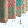 thumbnail image 6 of Pioneer Flower Floral Print Pattern Shower Curtain 72"x84", Bathroom Decorative Shower Curtain Set with 12 Hooks, Waterproof Washable, 6 of 6