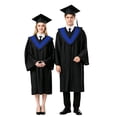 thumbnail image 1 of FYEGRE Elegant Graduation Gown Doctoral Commencement Attire Matching Cap Tassel Ensemble For Formal BU2 L, 1 of 4