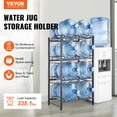 thumbnail image 2 of Soporte para jarras de agua VEVOR, 4 niveles, doble fila, 5 galones, negro, 2 of 9