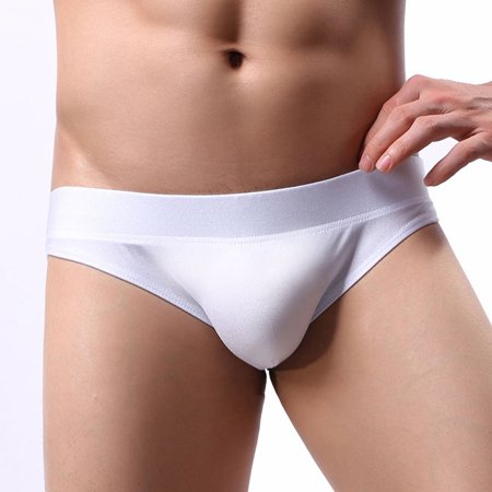 

Men S Solid Color Comfortable Fashion Sexy Low Waist Breathable Briefs Underwear