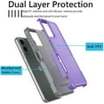 thumbnail image 5 of For Motorola Moto G 5G /G Play 5G 2024 Case, 2 in 1 Phone Case for Moto G 5G /G Play 5G 2024,Takfox Shockproof Protection Heavy Duty Armor Hard Plastic & Rubber Rugged Full Body Bumper Cover-Purple, 5 of 14