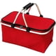 thumbnail image 1 of Picnic basket, foldable, insulated, black, blue, red, 1 of 5