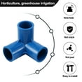 thumbnail image 2 of 16pcs Plastic PVC 20mm Hose Tee Connector 3 Way Joint For Garden Irrigation Watering Pipe Adapter Tube Parts Tools, 2 of 8