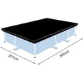 thumbnail image 3 of Jpxdew Outdoor Pool Cover,All Weather Resistant,Debris Guard Rectangle,Frame Swimming Pool Protector, 3 of 7