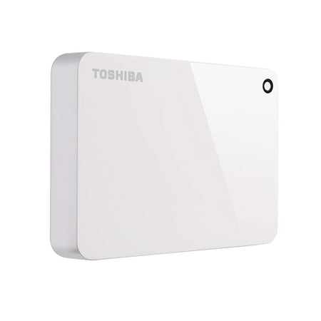 Toshiba Canvio Advance Portable External Hard Drive 4TB White - HDTC940XW3CA
