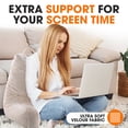 thumbnail image 2 of Cheer Collection Memory Foam Support Reading; TV Pillow, 2 of 5