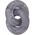 thumbnail image 1 of HAHDAXIA Wood Knot Decor,2-Link Wood Chain Link Decor,7.8 Inch Knot Decorative Object,White Wood Chain Decor,Hand Carved Decorative Knot,Country Chain Knot Decor,Home Table Decoration, Grey,, 1 of 7
