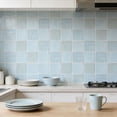 thumbnail image 6 of 10 Pcs, 3D Peel and Stick Tile, 11.8"×11.8" 10-Sheet PVC Square Peel and Stick Backsplash for Kitchen Stick on Tiles for Bathroom, Living Room, Fireplace, Wall Decor, 6 of 7
