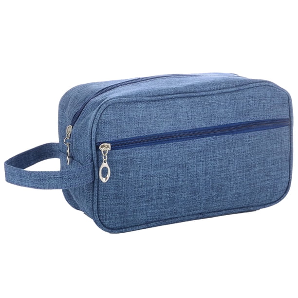 Bolso De Cosméticos Bolsa de cosméticos Bolsa de maquillaje ligera impermeable para salidas de viaje (600D azul) Ehuebsd Para Estrenar