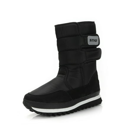 

Lacyhop Women Men Plush Lined Waterproof Warm Snow Boots