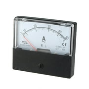 Unique Bargains Unique Bargains Current Measuring 0-50A Rectangle Analog Panel Ammeter Gauge