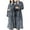 Grey, variant on Lovers Plush Robes Soft Warm Bathrobe Long Comfy Robe