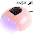thumbnail image 1 of Lámpara de uñas, lámpara de uñas LED de 54 W, secadores de uñas UV, máquina de fototerapia para uñas, logra más, 1 of 9