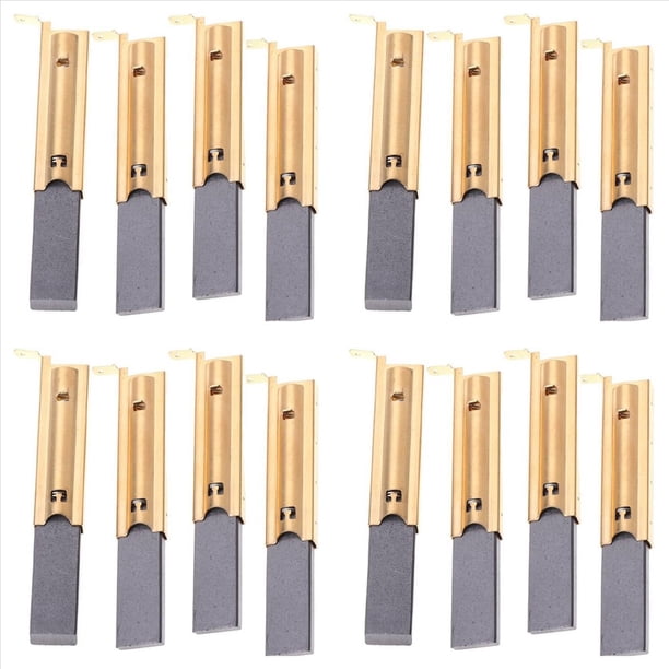 16 Unids Cepillos de Insertos de Carbono para Motor de Lavadora L94MF7 para