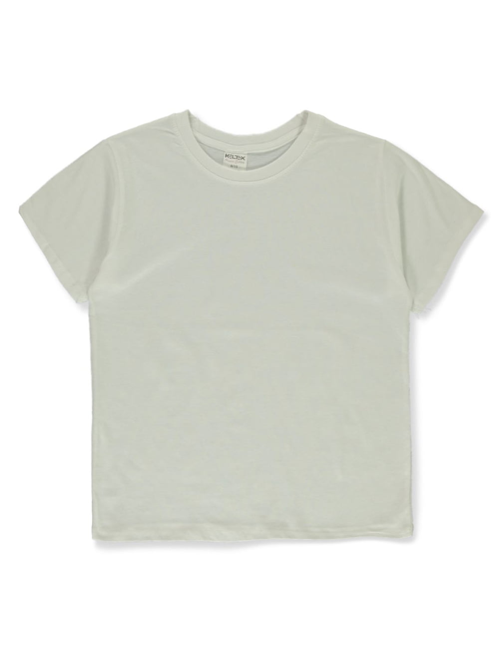 Keltex Boys' Crew Neck T-Shirt - white, 8 - 10 (Big Boys) - Walmart.com