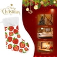 thumbnail image 4 of Coolnut Strawberry Christmas Stocking Personalized Large Candy Stocking, Xmas Stockings Decoration Hanging Gift for Family Holiday Party Ornaments Decor Fireplace, 4 of 7