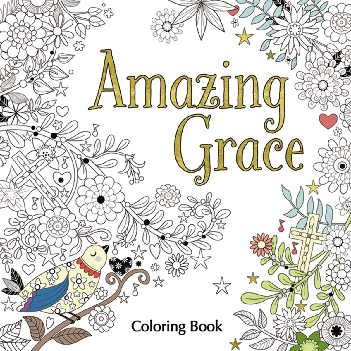 Amazing Grace Coloring Book 96 Pages
