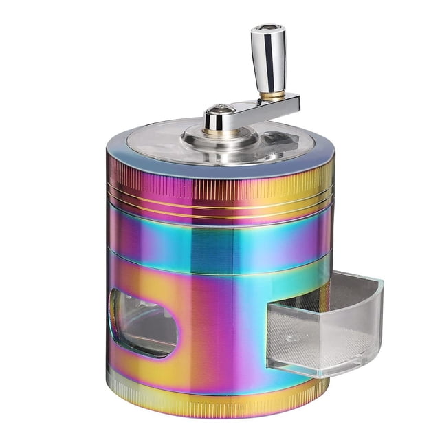 Grinder Metálico Manual para Hierbas Especias en Hogar 1 Piezas de Grinder para Especias como Romero, Pimienta, Sal y más. Grinder(6.3cm, Multicolor) XianweiShao 8390615110600