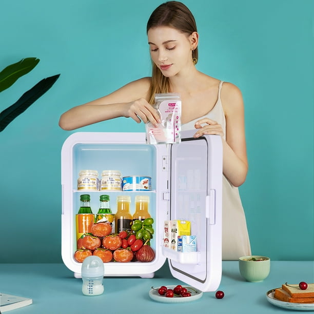Hjcommed 12 Volt Refrigerator Small Refrigerator Electric Mini Fridge For Home And Car White Walmart Com Walmart Com