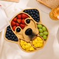 thumbnail image 6 of Decorative Dog Shaped Cheese Board, Cute Charcuterie Platter for Serving Foods, Wooden Serving Trays with compartment, Housewarming Gifts For Birthday, Holiday Gathering, 6 of 8