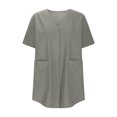 thumbnail image 3 of SHTXOZHI Cardigans for Women Short Sleeve Open Front Cardigan Casual Jacket with Pockets, 3 of 7