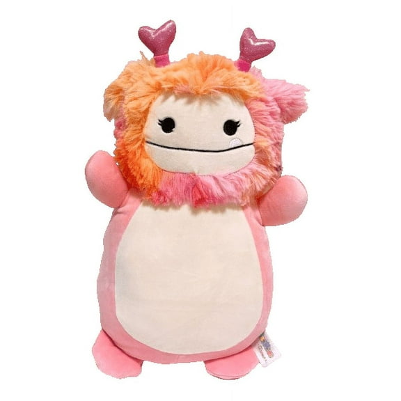 Squishmallows HugMees 2024 Valentine Squad 14" Caparinne the Bigfoot Plush Doll
