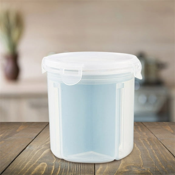 1.5 Liter Clear Plastic Food Storage Container with Lid for Pantry, Fridge & Dry Goods