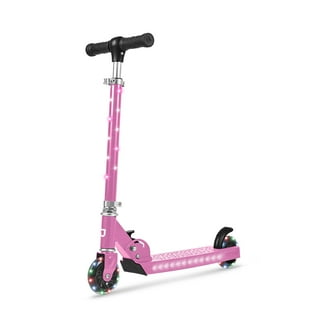 OZBOZZ Unicorn Foldable Scooter - Light UP Wheels for Kids and