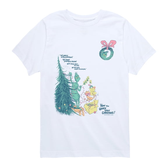 The Grinch - Scene - Youth Boys Short Sleeve Graphic T-Shirt