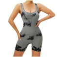 thumbnail image 1 of Trajes de Mujer Casual, Verano Impreso Cremallera Correa de Camisola Traje Corto Hecho de 90% Poliéster 10% Spandex, Trajes Cortos para Mujeres, 1 of 6