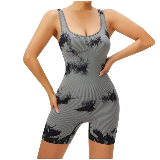 Trajes de Mujer Casual, Verano Impreso Cremallera Correa de Camisola Traje Corto Hecho de 90% Poliéster 10% Spandex, Trajes Cortos para Mujeres