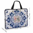 thumbnail image 2 of AWERP Flower Butterfly Wallpaper Laptop Sleeve Carrying Bag Tablet Cover Neoprene 15inch, 2 of 5