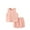 Pink, variant on IROINNID T-Shirt Tops Short Pants 2Pcs Toddler Baby Solid Color Outfits Sleeveless Summer Cotton Clothes Set for Boys and Grils 8Monthsonths