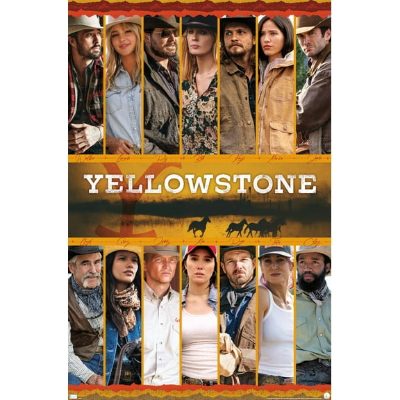 Yellowstone - Group Wall Poster, 22.375" x 34"