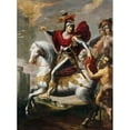 thumbnail image 2 of Georges Lallemant 19x24 Black Ornate Framed Double Matted Museum Art Print Titled: The Charity of Saint Martin (1624-1636), 2 of 5