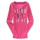 thumbnail image 1 of Aeropostale Mujeres Ny Thermal Henley Shirt, Rosa, Mediano Aeropostale henley, 1 of 2