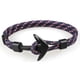 thumbnail image 2 of 019 Nuevas pulseras de ancla de color negro de moda para hombres, amuleto de supervivencia, cuerda C, 7, 2 of 5