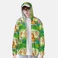 thumbnail image 4 of Gaeub African Animals in the Jungle Men's and Women's UPF 50+ Long-Sleeved Sun Protection Clothing, Fishing Shirt Long Sleeve Zip - 3X-Large, 4 of 9