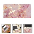 thumbnail image 4 of FELTECHELECTR Alfombrilla para teclado de ordenador, alfombrilla para teclado de escritorio, alfombrilla para escritorio con patrón de mármol, accesorios para escritorio de oficina, 4 of 7